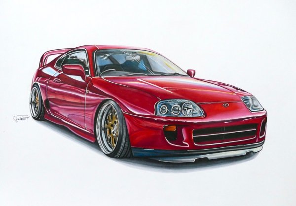 Toyota Supra mk4.Art