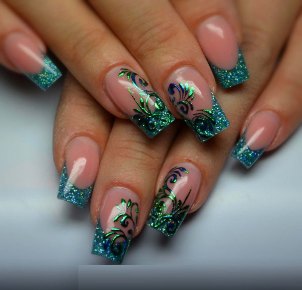 Выкладной френч зеленый