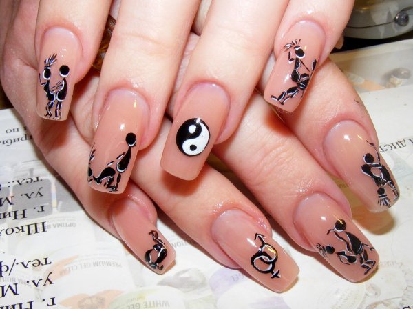 Маникюр рисунки на ногтях