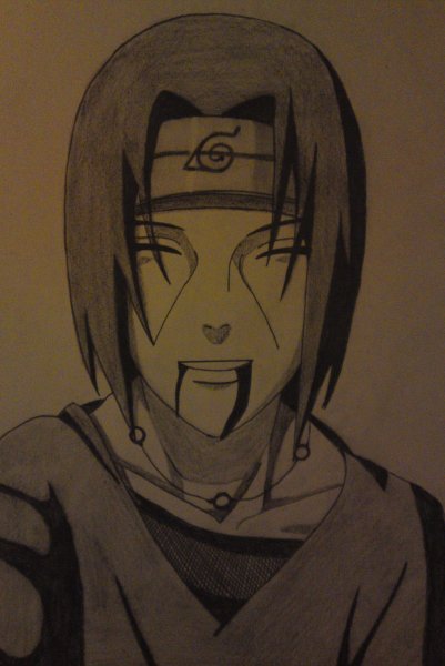 Смерть Итачи для срисовки