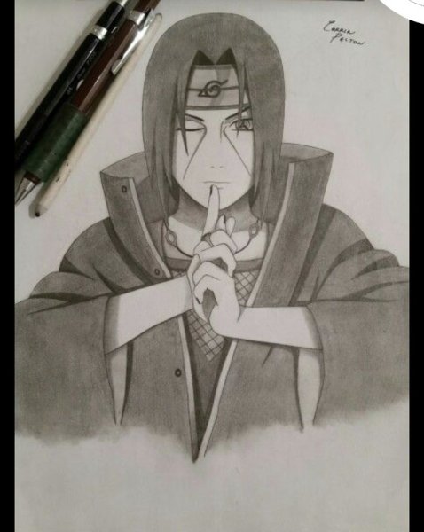 Скетч Наруто Итачи