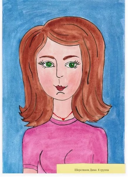 Рисунок на тему мама