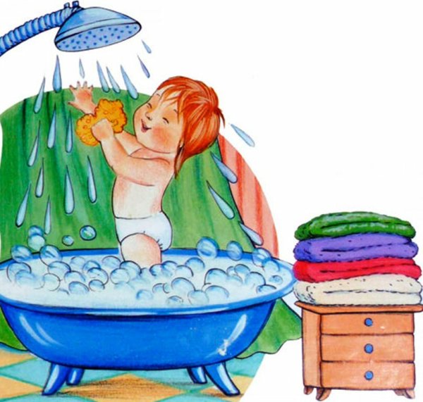 Рисование предметы личной гигиены