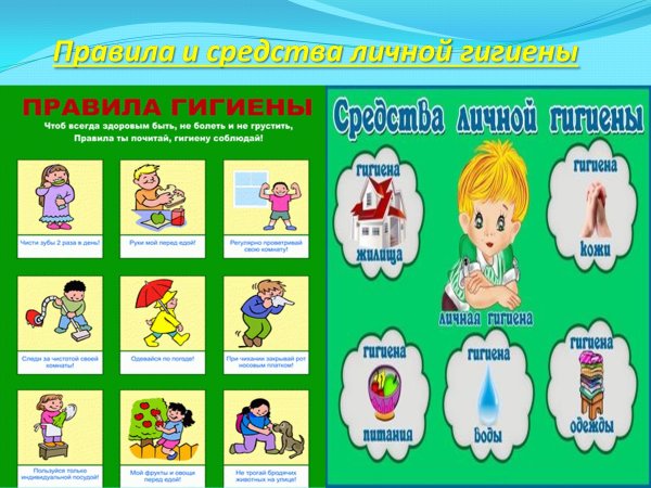 О личной гигиене для детей