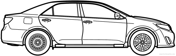 Toyota Camry 2021 Blueprint