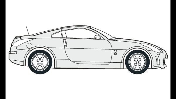 Nissan 350z чертеж