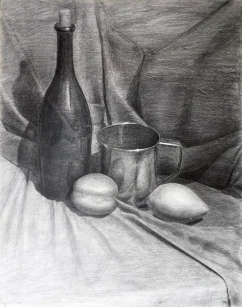 Натюрморты карандашом Юрий Кушевский