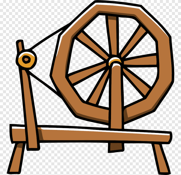 Прялка с веретеном картина