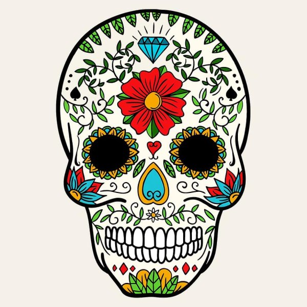 Calavera день мертвых