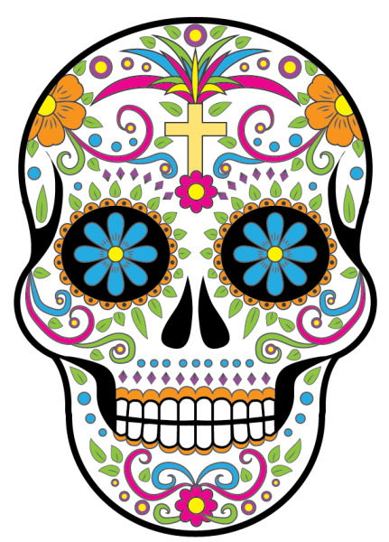 Мексиканский череп Калавера