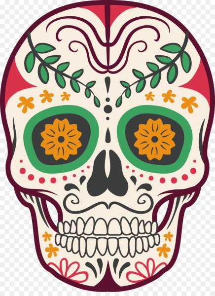 Мексиканский сахарный череп