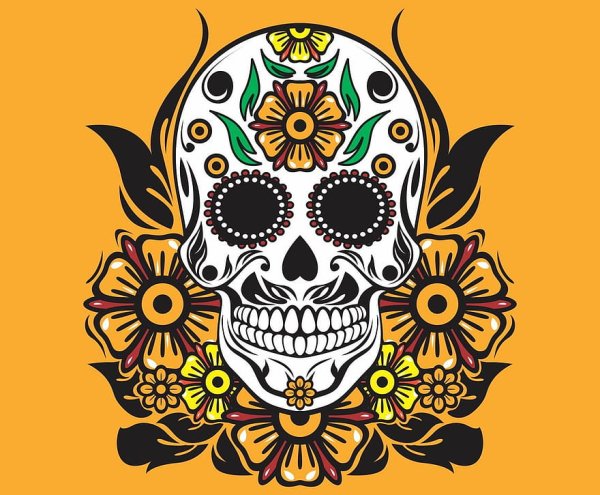 Калавера сахарный череп