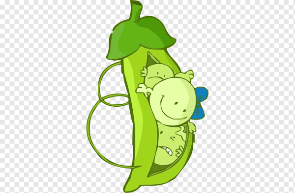 Веселые овощи горошек