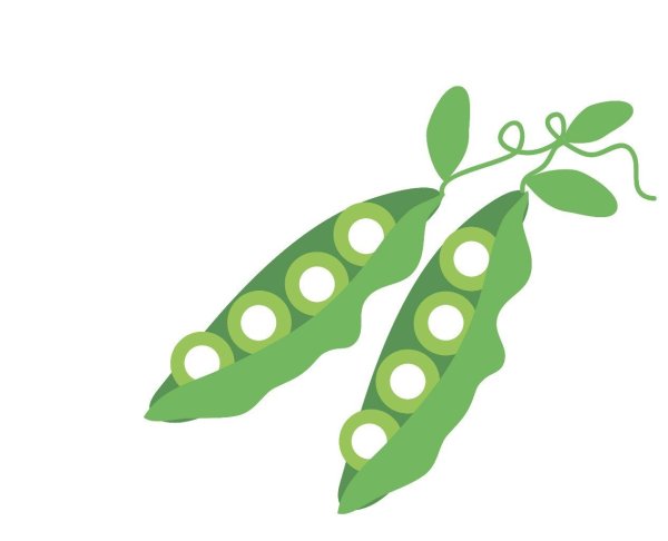 Горох мультяшный