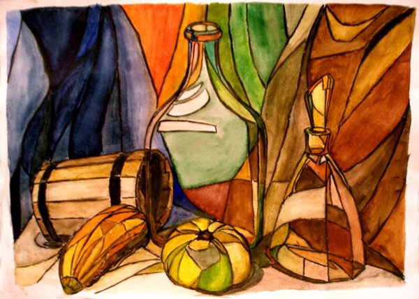 Тематический натюрморт композиция