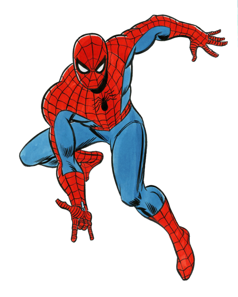 Спайдер Мэн человек паук рисунок