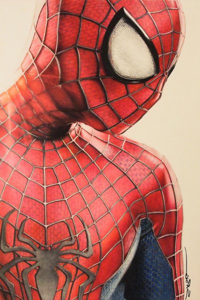 Нарисовать человека паука