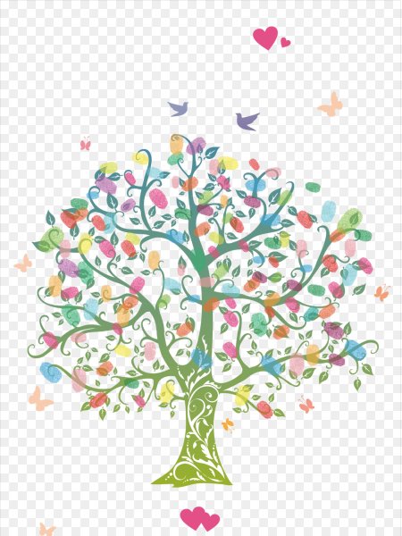 Красивое дерево желаний