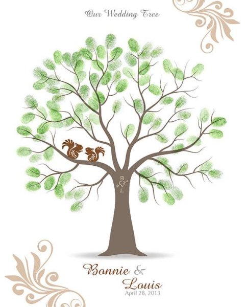 Макет дерево желаний