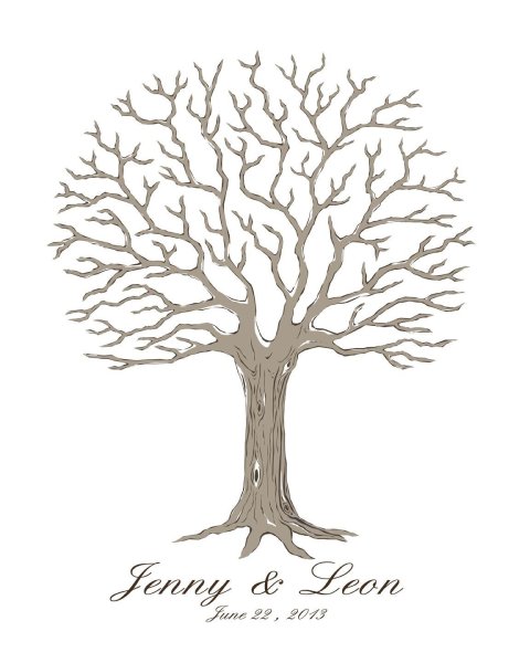 Дерево для отпечатков