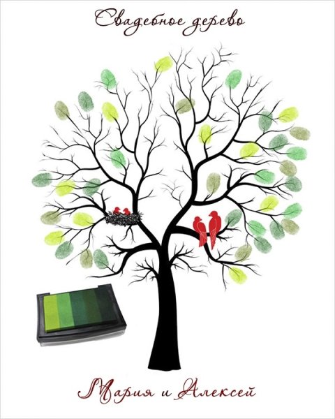 Свадебное дерево пожеланий