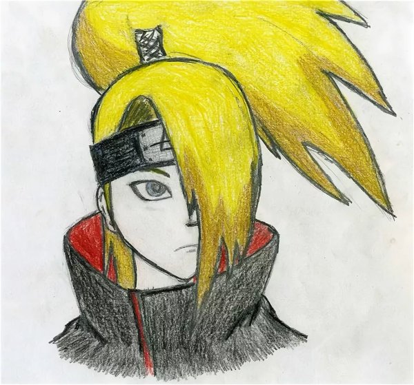 Наруто рисунок карандашом