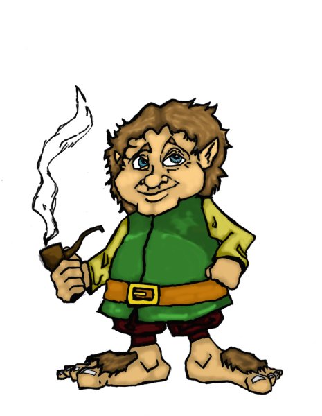 Хоббит Бильбо рисунок