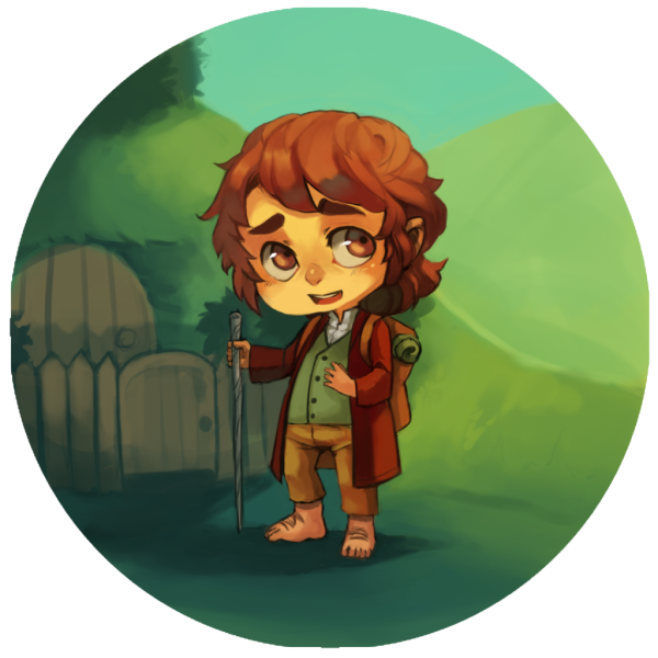 Бильбо Бэггинс Хоббит арт