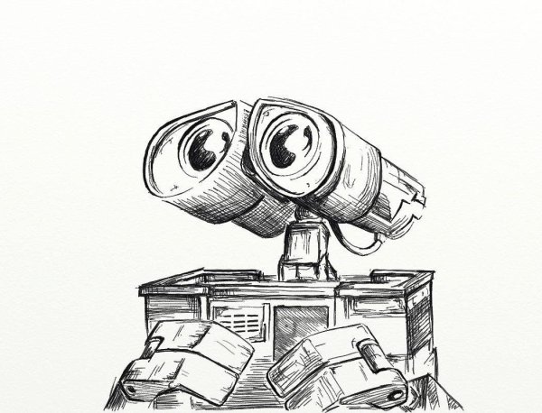 Валли карандашом