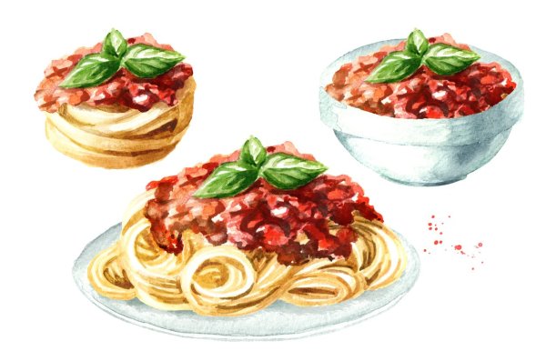 Спагетти мультяшный