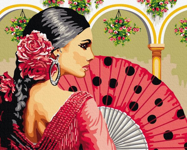 Образ Кармен карандашом