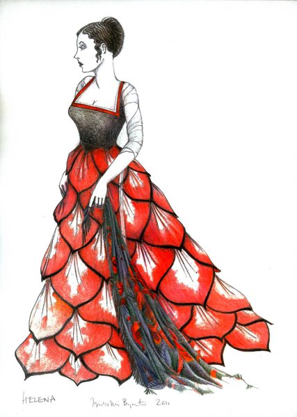 Кармен рисунок карандашом