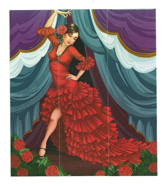 Фламенко раскраска