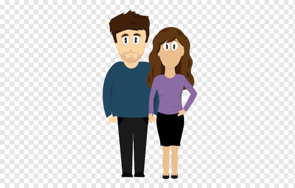 Родители на прозрачном фоне