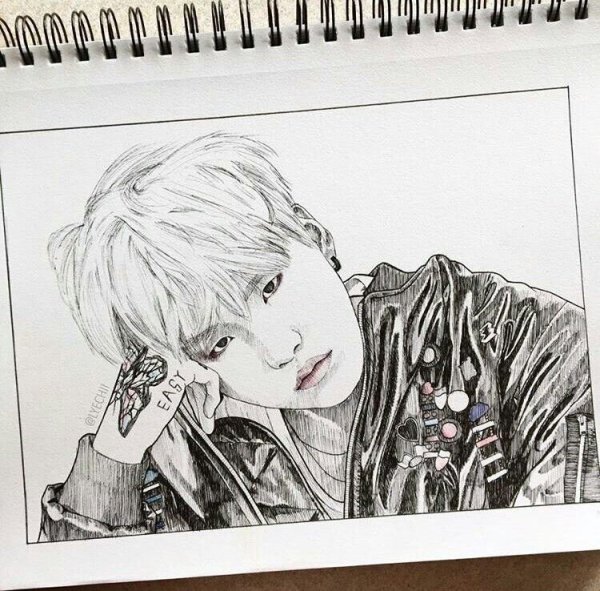 Рисунки БТС Шуга