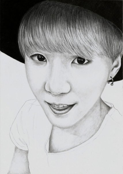 Портрет Юнги из БТС