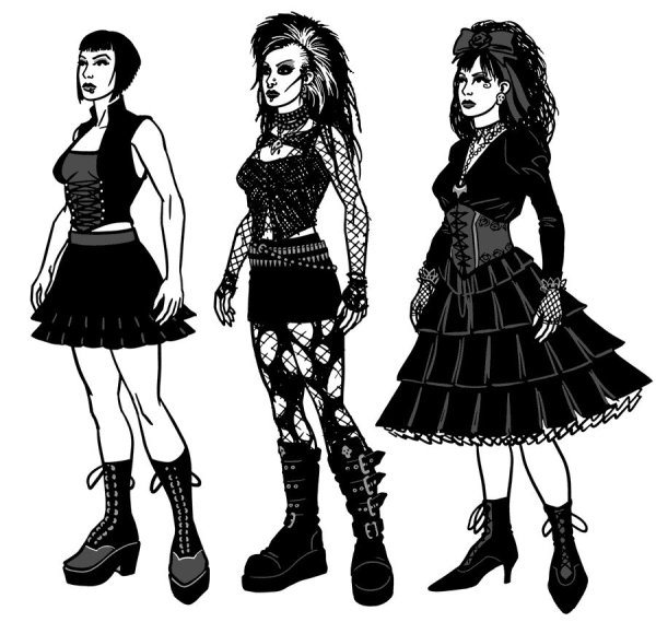 Эскиз черный ангел