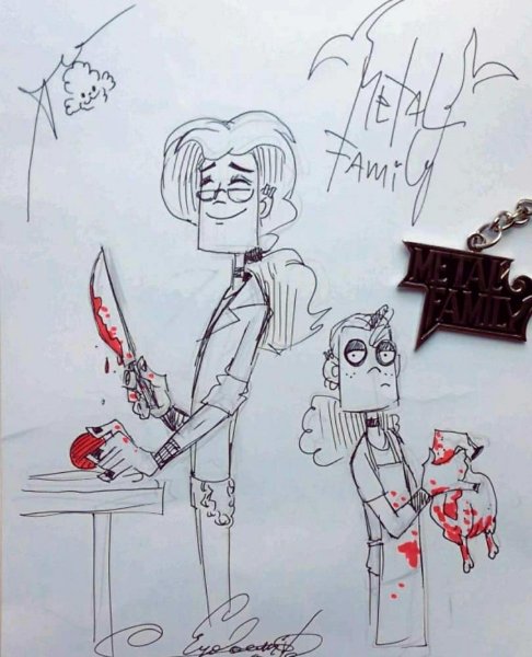Metal Family скетчи