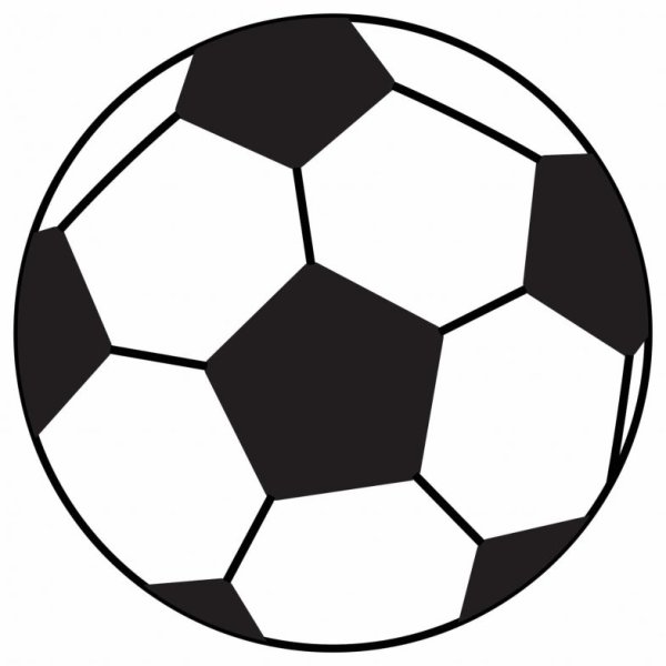 Футбольный мяч раскраска