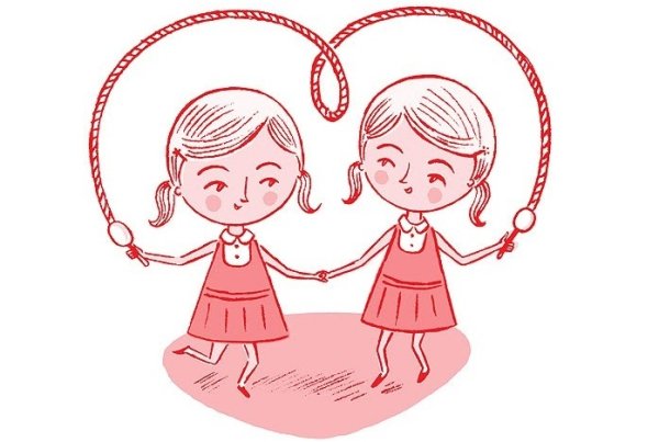 Иллюстрации двойняшки