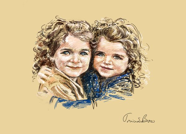 Иллюстрации двойняшки