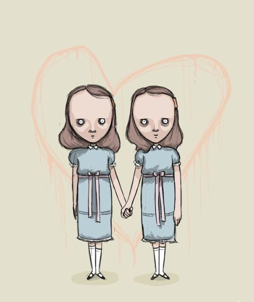 Близнецы рисунок