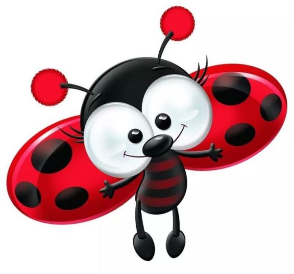 Божья коровка мультяшная
