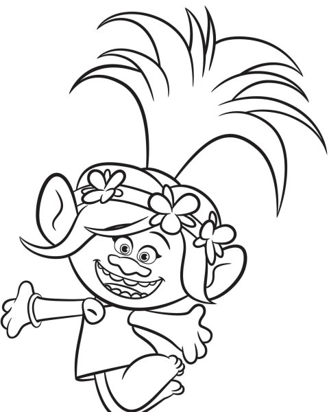 Тролли герои принцесса Розочка