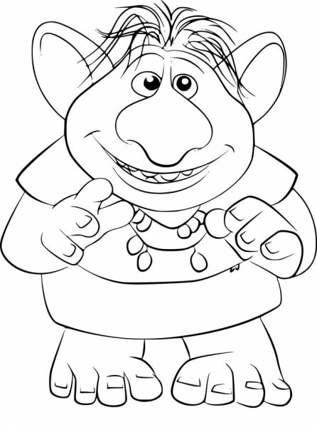 Тролль рисунок