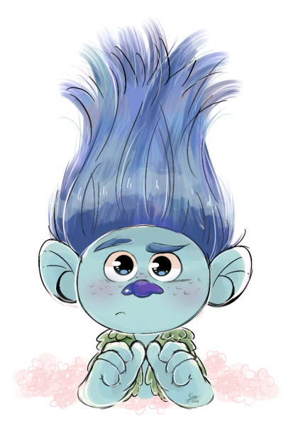 Цветана тролля раскраски