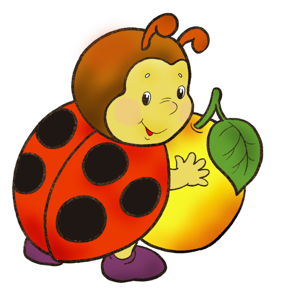 Божья коровка мультяшная