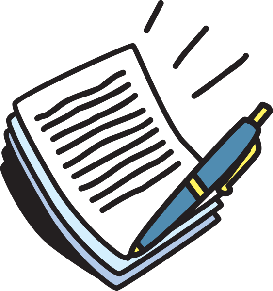 Ручка и листок