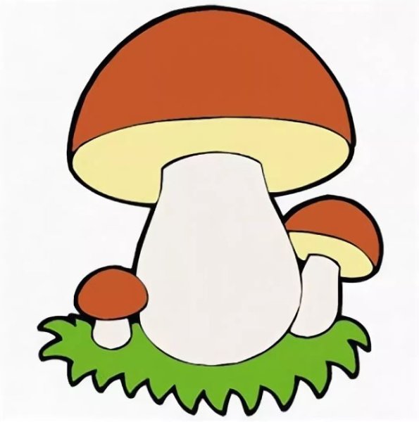 Нарисовать гриб