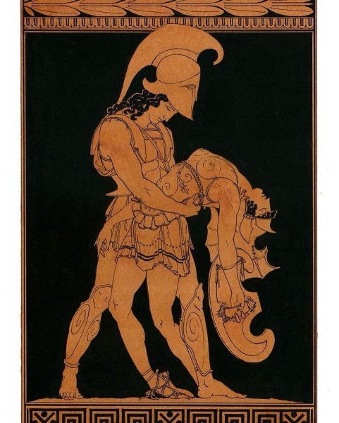 Ахилл и Пентесилея
